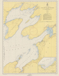 East End of Lake Ontario 1953 Lake Ontario Harbor Chart Reprint LS211