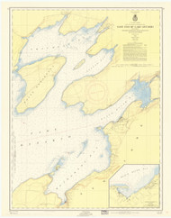 East End of Lake Ontario 1956 Lake Ontario Harbor Chart Reprint LS211