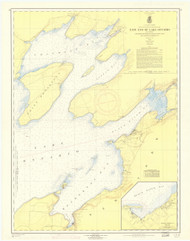 East End of Lake Ontario 1959 Lake Ontario Harbor Chart Reprint LS211