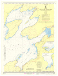 East End of Lake Ontario 1968 Lake Ontario Harbor Chart Reprint LS211-10