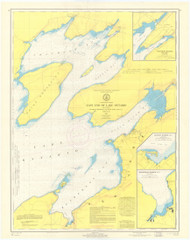 East End of Lake Ontario 1971 Lake Ontario Harbor Chart Reprint LS211