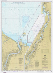 Saginaw River 1983 Lake Huron Harbor Chart Reprint 524