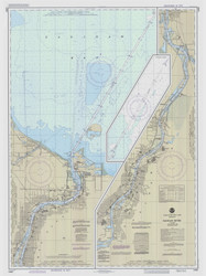 Saginaw River 1991 Lake Huron Harbor Chart Reprint 524