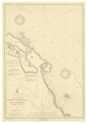 Presque Isle and Stoneport Harbors 1925 Lake Huron Harbor Chart Reprint 537