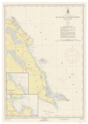 Presque Isle and Stoneport Harbors 1955 Lake Huron Harbor Chart Reprint 537