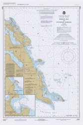 Presque Isle and Stoneport Harbors 1983 Lake Huron Harbor Chart Reprint 537