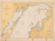 North End of Lake Michigan 1908 Lake Michigan Harbor Chart Reprint 70