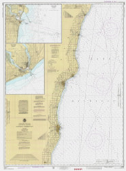 Algoma to Sheboygan 1988 Lake Michigan Harbor Chart Reprint 73