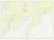 Dutch Johns Point to Fishery Point 1957 Lake Michigan Harbor Chart Reprint 701