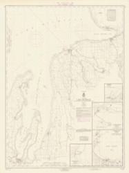 Grand Traverse Bay to Little Traverse Bay 1966 Lake Michigan Harbor Chart Reprint 706