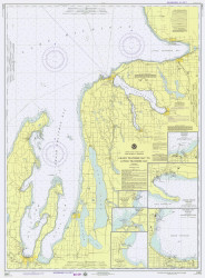 Grand Traverse Bay to Little Traverse Bay 1975 Lake Michigan Harbor Chart Reprint 706