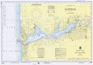 Holland Harbor 1975 Lake Michigan Harbor Chart Reprint 763