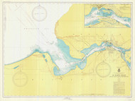 Head of Lake Nicolet to Whitefish Bay 1946 Northwest Lake Huron Harbor Chart Reprint 63