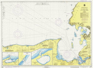 St Marys River to Au Sable Point 1977 Lake Superior Harbor Chart Reprint 92