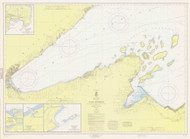 West End of Lake Superior 1964 Lake Superior Harbor Chart Reprint 96