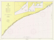 Beaver Bay to Pigeon Point 1964 Lake Superior Harbor Chart Reprint 97