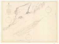 Grand Portage Bay to Shesheeb Point 1946 Lake Superior Harbor Chart Reprint 98