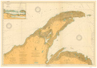 Big Bay Point to Ontonagon 1926 Lake Superior Harbor Chart Reprint 94old