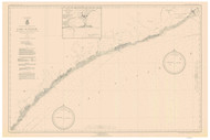 Beaver Bay to Grand Portage Bay 1933 Lake Superior Harbor Chart Reprint 97old