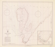 Grand Island 1940 Lake Superior Harbor Chart Reprint 931