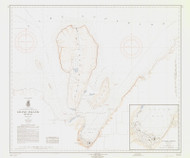 Grand Island 1958 Lake Superior Harbor Chart Reprint 931