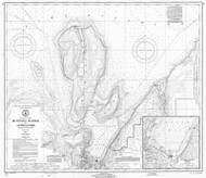 Munising Harbor and Approaches 1973 Lake Superior Harbor Chart Reprint 931