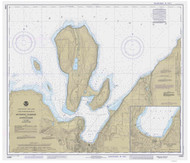 Munising Harbor and Approaches 1982 Lake Superior Harbor Chart Reprint 931