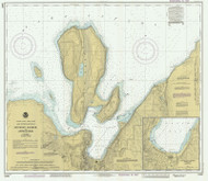 Munising Harbor and Approaches 1991 Lake Superior Harbor Chart Reprint 931