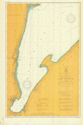 Keweenaw Bay 1906 Lake Superior Harbor Chart Reprint 943