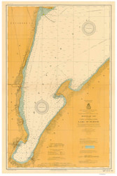 Keweenaw Bay 1911 Lake Superior Harbor Chart Reprint 943