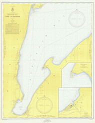 Keweenaw Bay 1952 Lake Superior Harbor Chart Reprint 943