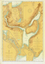 Portage Lake and River 1905 Lake Superior Harbor Chart Reprint 944