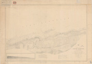 Eagle Harbor 1855b Lake Superior Harbor Chart Reprint 948