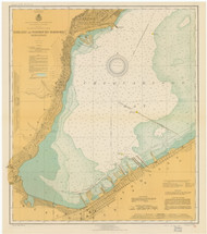 Ashland and Washburn Harbors 1927 Lake Superior Harbor Chart Reprint 964