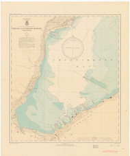 Ashland and Washburn Harbors 1935 Lake Superior Harbor Chart Reprint 964