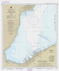 Ashland and Washburn Harbors 1985 Lake Superior Harbor Chart Reprint 964