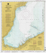 Ashland and Washburn Harbors 1996 Lake Superior Harbor Chart Reprint 964