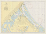 Duluth - Superior Harbor 1955 Lake Superior Harbor Chart Reprint 966