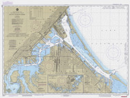 Duluth - Superior Harbor 1988 Lake Superior Harbor Chart Reprint 966