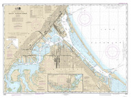 Duluth - Superior Harbor 2014 Lake Superior Harbor Chart Reprint 966
