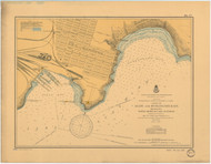 Agate and Burlington Bays 1901 Lake Superior Harbor Chart Reprint 968