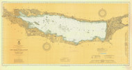 Oneida Lake 1914 New York Canals & Lakes Chart Reprint 184