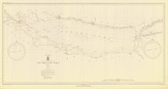 Oneida Lake 1936 New York Canals & Lakes Chart Reprint 184