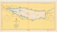 Oneida Lake 1950 New York Canals & Lakes Chart Reprint 184