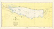 Oneida Lake 1956b New York Canals & Lakes Chart Reprint 184