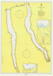 Cayuga & Seneca Lakes 1952a New York Canals & Lakes Chart Reprint 187