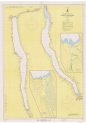 Cayuga & Seneca Lakes 1968a New York Canals & Lakes Chart Reprint 187