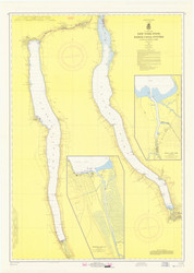 Cayuga & Seneca Lakes 1969 New York Canals & Lakes Chart Reprint 187