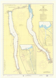 Cayuga & Seneca Lakes 1974b New York Canals & Lakes Chart Reprint 187