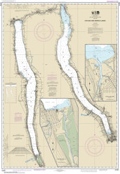 Cayuga & Seneca Lakes 2016 New York Canals & Lakes Chart Reprint 187
